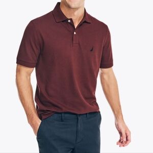 Brand New Nautica Polo Shirt, XL, Rio red